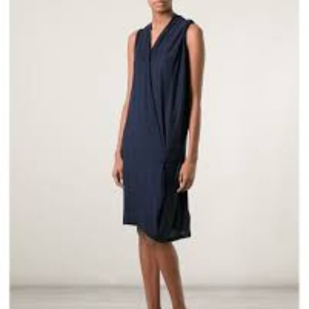 Acne Studios "Natifa" Draped Midi Dress | Rare SS15 Archive Piece | Size Small